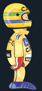 Ayrton Senna by Muneta & Cerracín