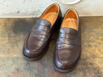 J.M.WESTON（J.M.ウエストン） WESTON VINTAG（ウエストンビンテージ） Signature loafer＃180（シグニチャーローファー180） カウンターライニング（腰裏）補修 革靴