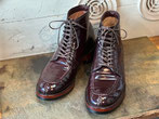 ALDEN（オールデン）タンカーブーツ カスタムオールソール（リソール）（靴底交換） Vibram700（ヴィブラム700ハーフ ） QUABAUG（カバーグ）革靴