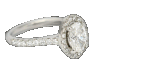 Halo-Ring aus Platin