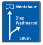 Wegweiser Autobahn