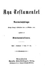 Bibelkomissionen NT 1883