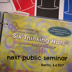 Six Thinking Hats | Edward de Bono | public seminar | Berlin | 6.4.2017