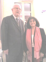 Jean-Pierre FOURCADE, Sénateur et Maire de Boulogne Billancourt jusqu'en Mars 2007 & Michèle EJNES REUBEN 13 mars 2007