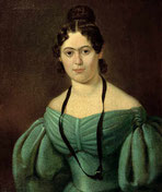 Jenny von Westfalen als junge Frau (um 1835). Quelle: Wikipedia (gemeinfrei) 