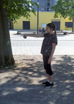 Zoey in Aktion