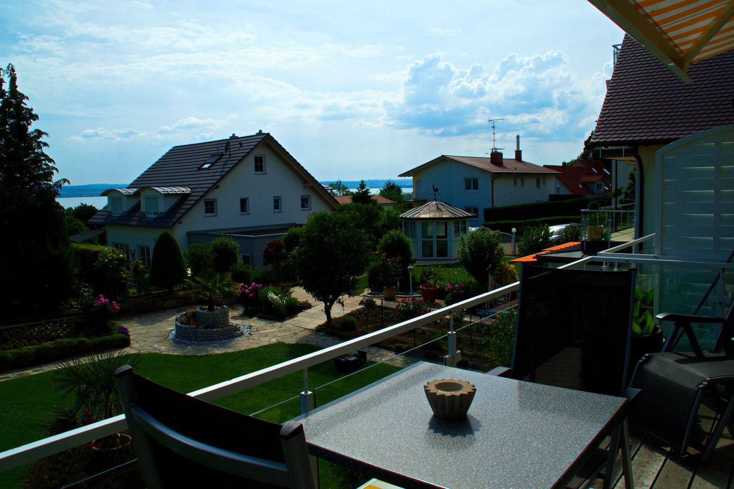 Bild: Ferienwohnungen am Bodensee: Hagnau - Balkon Ferienwohnung 4 im Haus Melanie