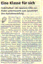 Cronenberger Woche Bericht vom 05.03.2004