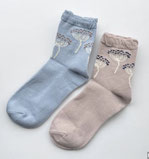 可愛い柄の  口ゴムゆったりソックス  385円→180円(税込)