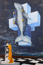 Oil on canvas -  