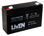 LIVEN LV12-6 6V-12Ah AGM-STANDARD