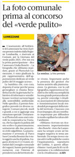 Foto 1° Class nella giornata del Verde Pulito. Regione Lombardia 2025.