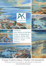Ausstellung im Freya-Frahm-Haus , www.astrid-kroemer-malerei.de