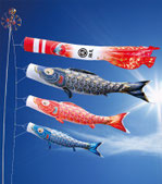 鯉のぼり「金太郎大翔」大型セット（6点） - 伽楠（かなん）