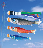 鯉のぼり　ちりめん 4mちりめん京錦鯉のぼり6点セット（ポールなし）が安い 徳永