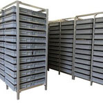 Insect Farming Tray and Rack System