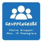 Gruppengrösse icon for Luxus Citizen Science Expeditions - Galapagos Shark Diving