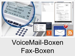 Funktionserweiterungen und Freischaltungen für Anlagen und Telefone: VoiceMail-/Fax-Boxen