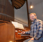 Ludger Morck an der Orgel