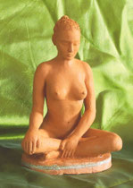 serénité sculpture argile femme nue nouveausculpteur magne sculpture