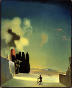 Загадочные элементы в пейзаже (1934). Шедевры Театра-музея Сальвадора Дали