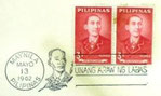 1962: Apolinario Mabini Stamps with First Day of Issue Cancellation