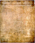 National Archives. The Declaration of Independence. PD-Art-prior1923-USA