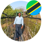 Mr. Kimario Deodath Masters Student in Japan from Tanzania