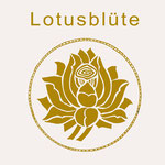 Golddruck Lotusblüte