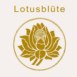 Golddruck Lotusblüte
