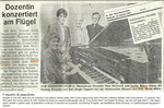 Tournèe pianistica tedesca: "Ruhr-Nachrichten" del 18/10/1986.