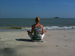 Meditation am Strand
