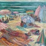 Germaine Lacaze Bassin Arcachon Galerie Bassam Peinture Tableau