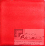 <img src="azulejo-liso-talavera.jpg" alt="Azulejo artesanal liso tipo Talavera Mexicano color Rojo Deslavado">