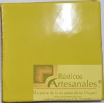 <img src="azulejo-liso-talavera.jpg" alt="Azulejo artesanal liso tipo Talavera Mexicano color Amarillo Cerámico">
