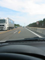 ... weiter geht's auf der Autobahn