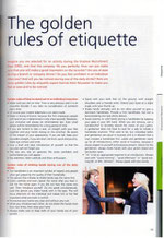 Boek Erasmus Recruitment Days 2012 Build your careermet een artikel van Gonnie 14 'The golden rules of etiquette'. Een gids voor een van de grootste recruitments events van Europa met 2000 studente