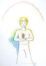 severine saint-maurice, lescerclesdelumiere.com, mandala, crayons de couleur, dessin, dessin intuitif