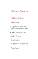 search console colonne par e-cime.fr création de sites internet