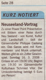 rundschau - märz 2008