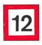 hier: max. 12 km/h