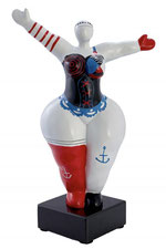 statue sculpture nana nicky de saint phalle femme parine decoration ancre body sexy sensuelle ronde voluptueuse idee deco cadeau anniversaire mariage paque noel promo solde chic luxe art oeuvre 