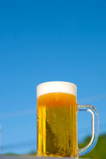 青空とビール4
