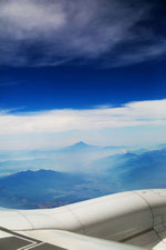 飛行機からの眺め7富士山