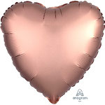 GLOBO FOIL 45 CM BRONCE SATIN LUXE 4,95€ CON HELIO