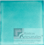 <img src="azulejo-liso-talavera.jpg" alt="Azulejo artesanal liso tipo Talavera Mexicano color Aqua Deslavado">