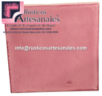 <img src="azulejo-liso-talavera.jpg" alt="Azulejo artesanal liso tipo Talavera Mexicano color Rosa Fuerte Especial">