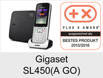 Gigaset SL450 + SL450 A GO: Schnurloses Telefon