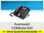 Auerswald COMfortel 600: Schnurgebundenes analoges Telefon mit Headsetanschluss