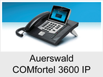 Auerswald COMfortel 3600 IP: Schnurgebundenes IP-Systemtelefon mit Headsetanschluss